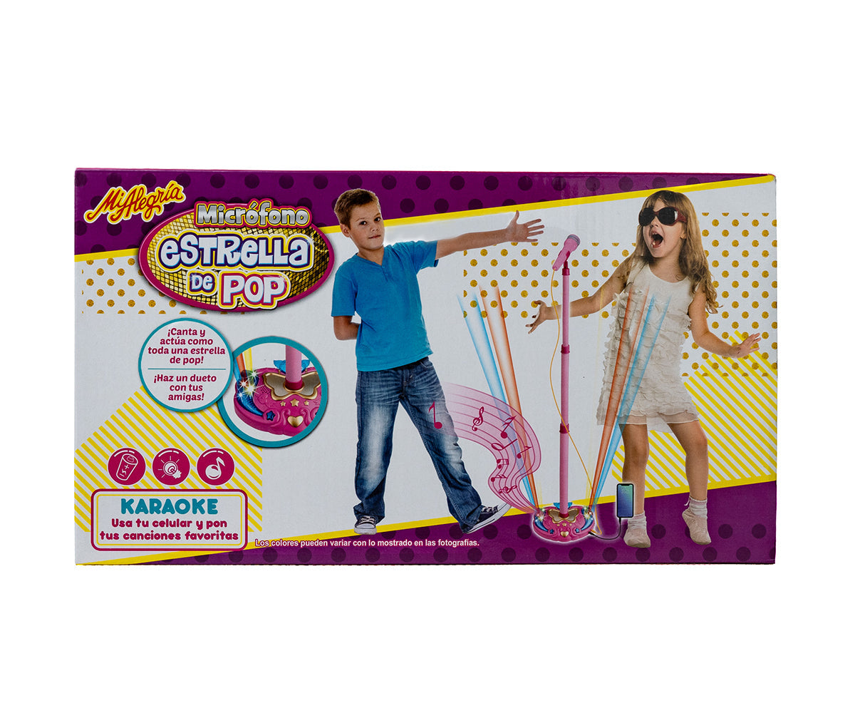 Micrófono con Pedestal - Mi Alegría