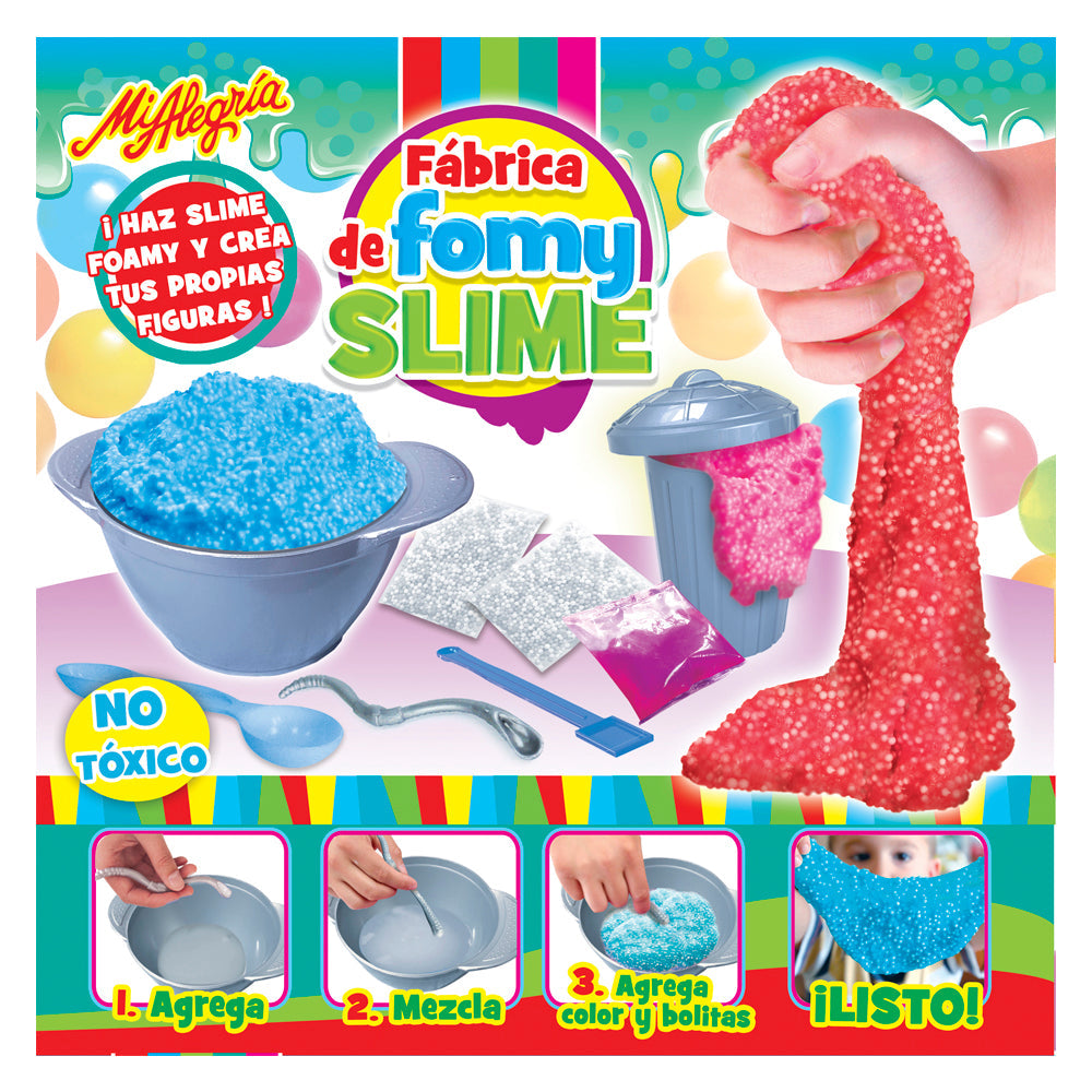Fábrica de slime foamy - Mi Alegría