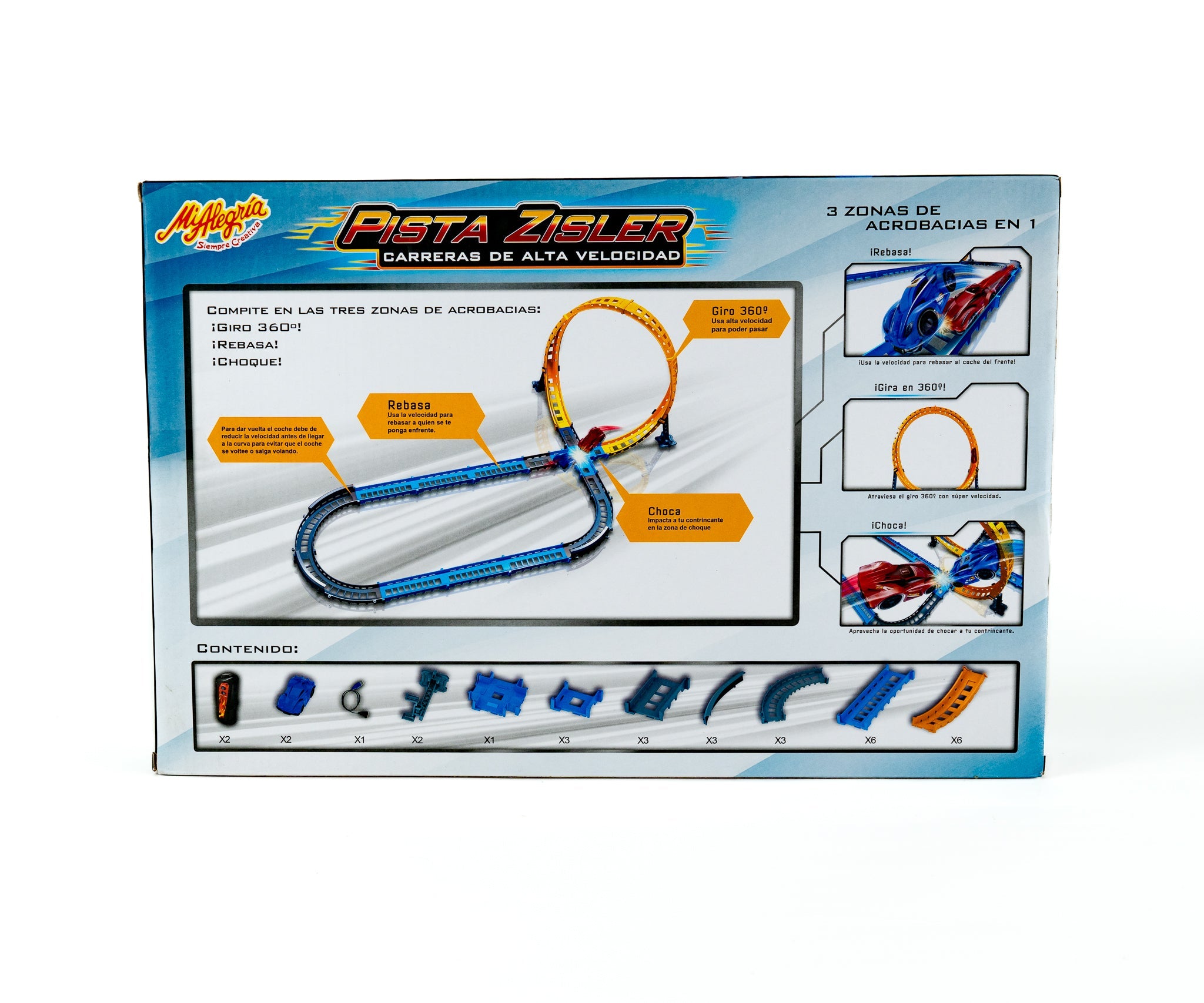 Pista zisler - Mi Alegría