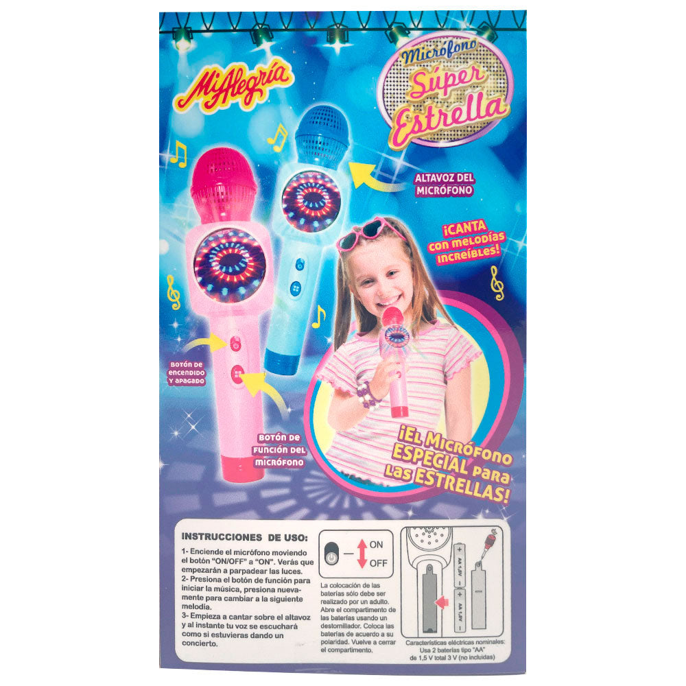 Micrófono Súper Estrella - Mi Alegría