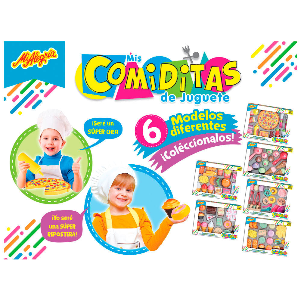 Set de Comidas 6 Modelos - Mi Alegría