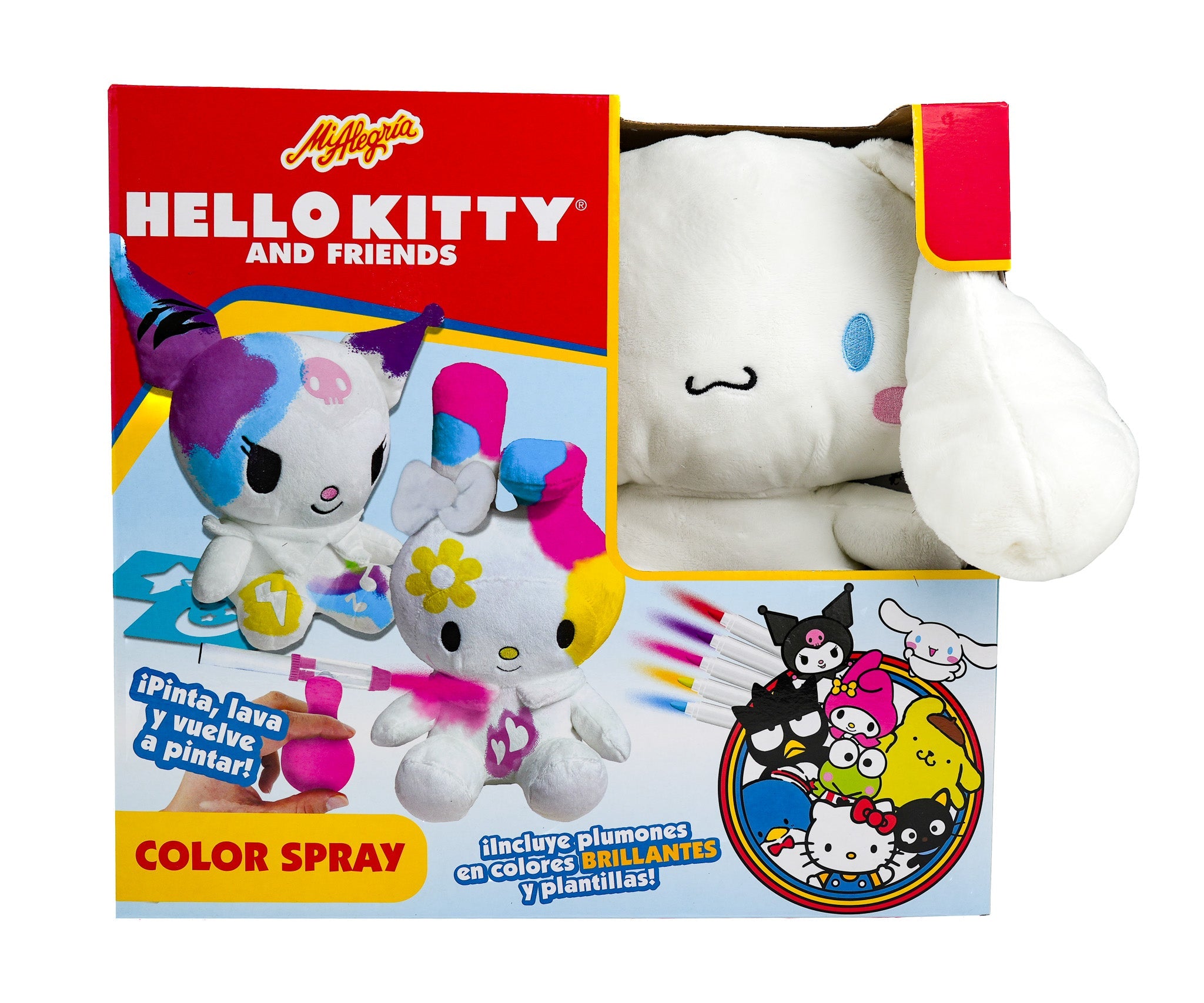 Peluche Cinamoroll Color Spray Mi Alegría