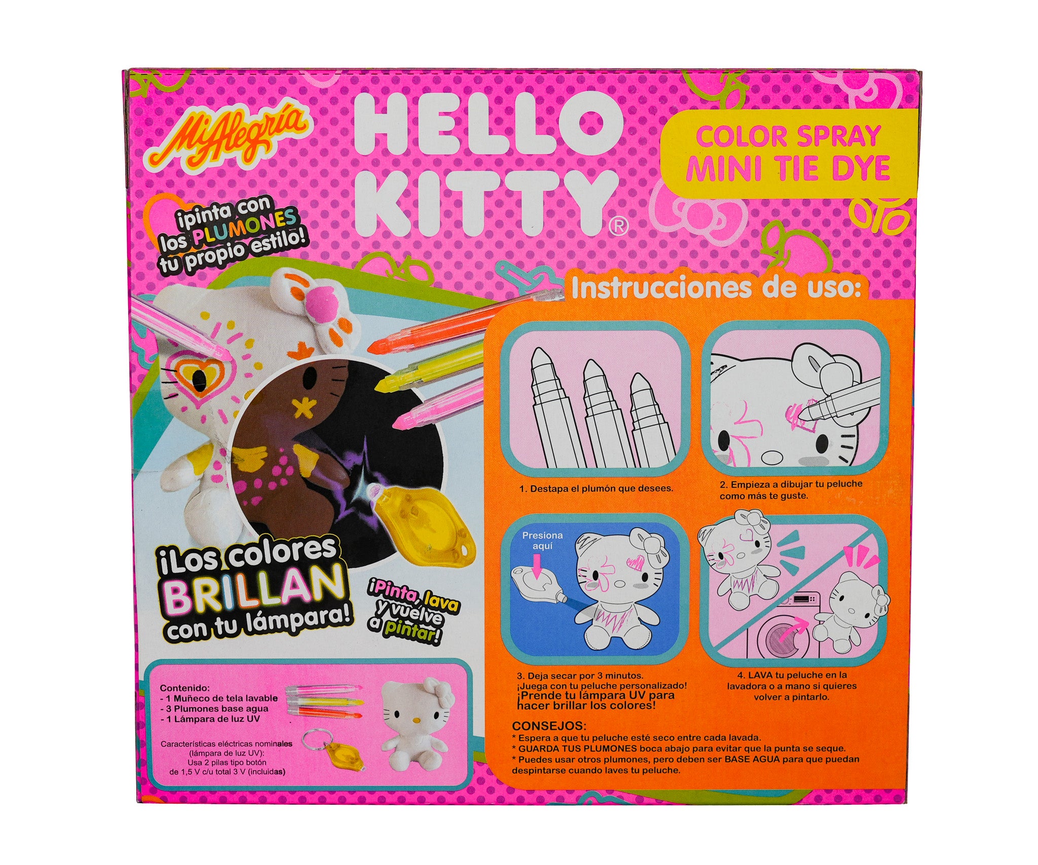 Mini Color Spray Figura Tie DYE Hello Kitty - Mi Alegría