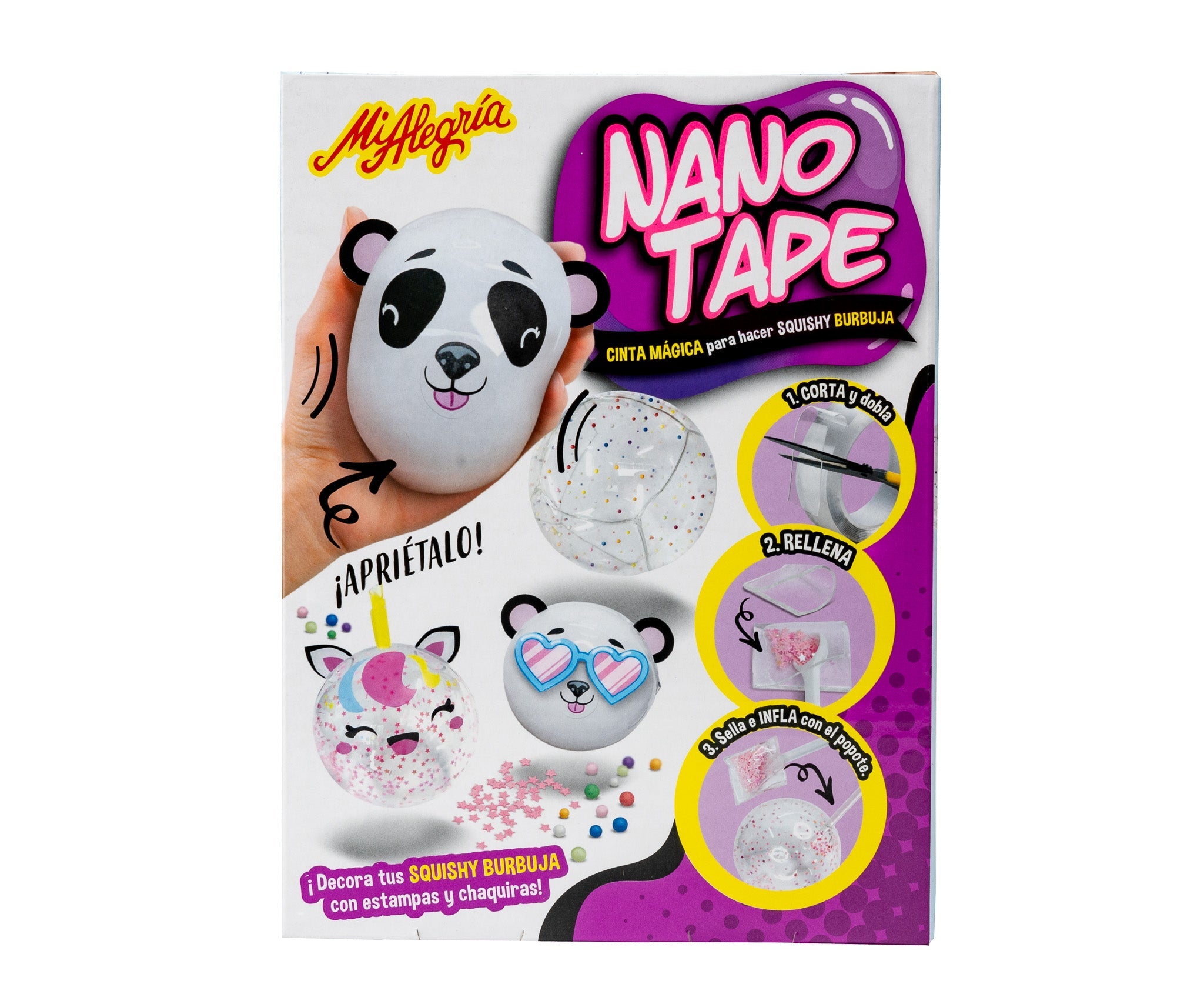 Nano Tape Mi Alegría Crea Figuras Pegajosas y Divertidas