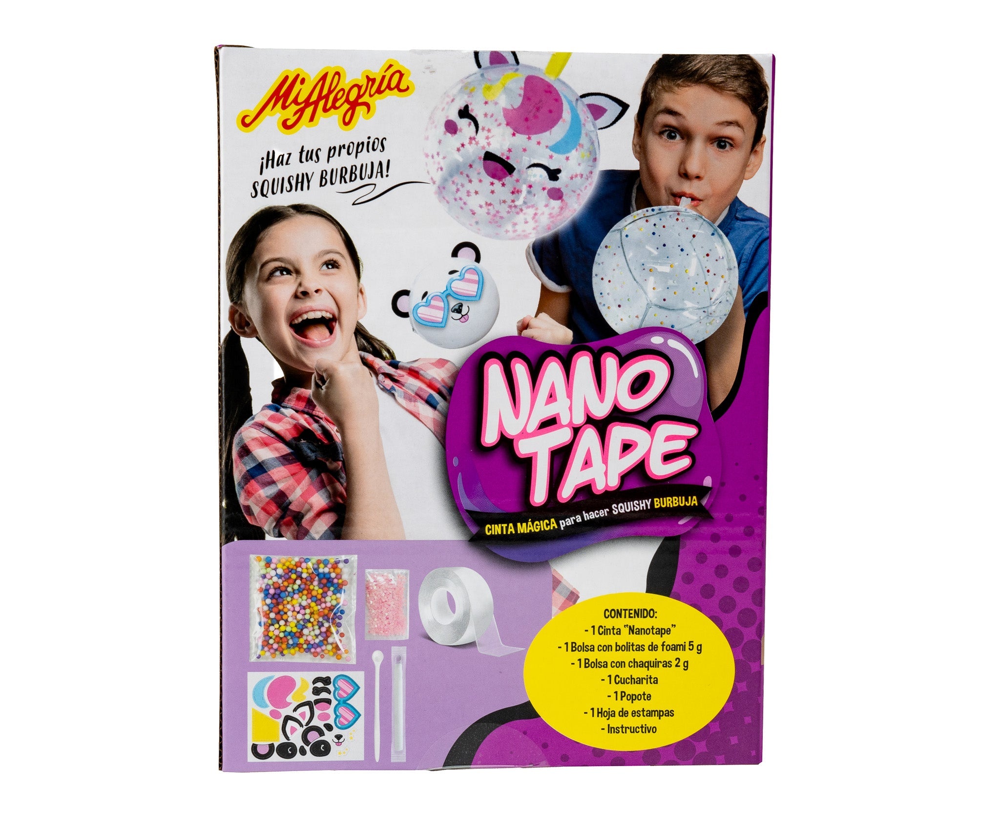 Nano Tape Mi Alegría Crea Figuras Pegajosas y Divertidas