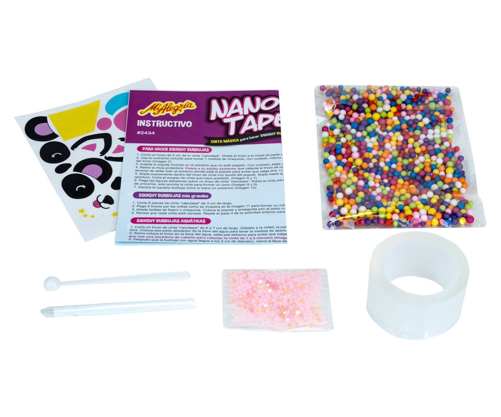 Nano Tape Mi Alegría Crea Figuras Pegajosas y Divertidas