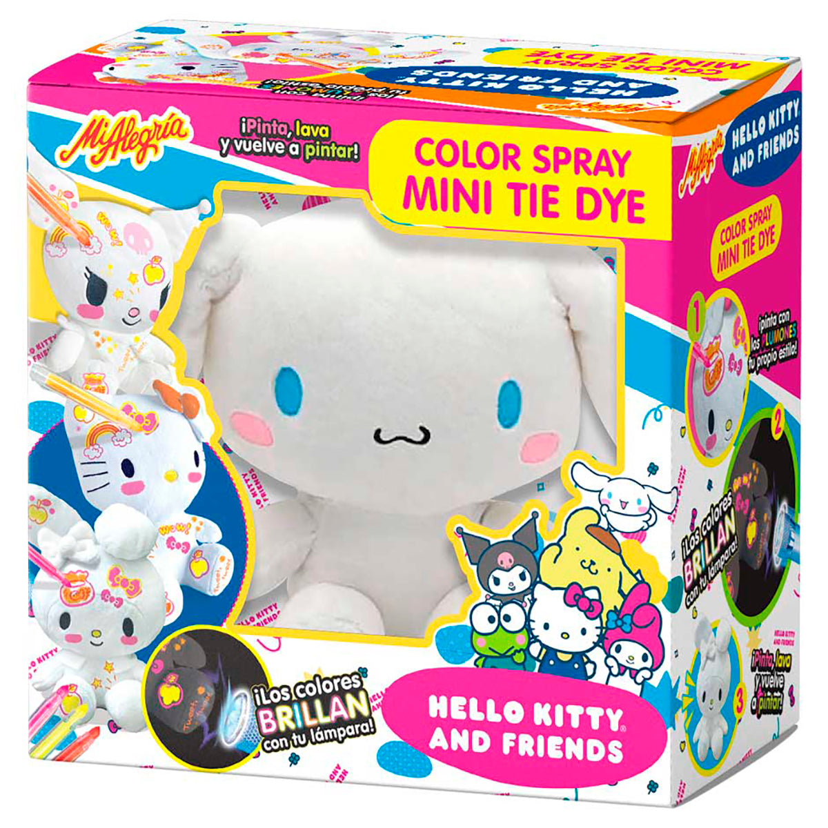 Peluche Cinamoroll Mini Tie Day Color Spray Mi Alegría