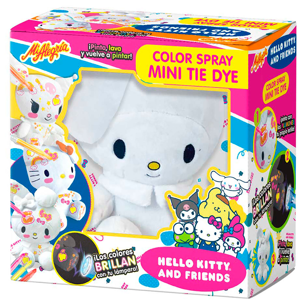 Peluche My Melody Mini Tie Day Color Spray Mi Alegría
