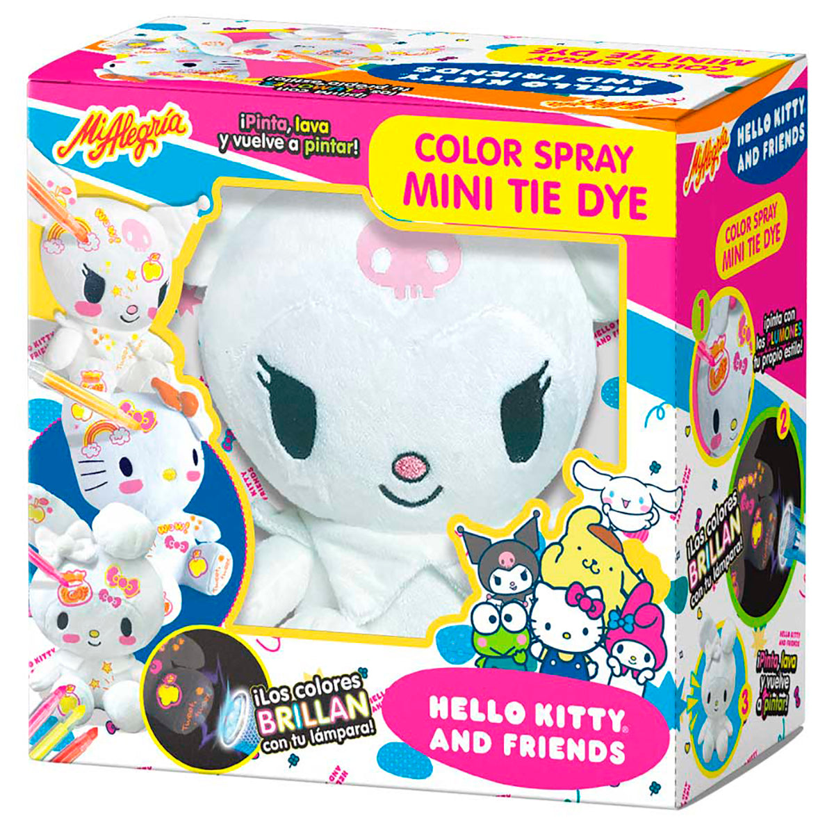 Peluche Kuromi Mini Tie Day Color Spray Mi Alegría