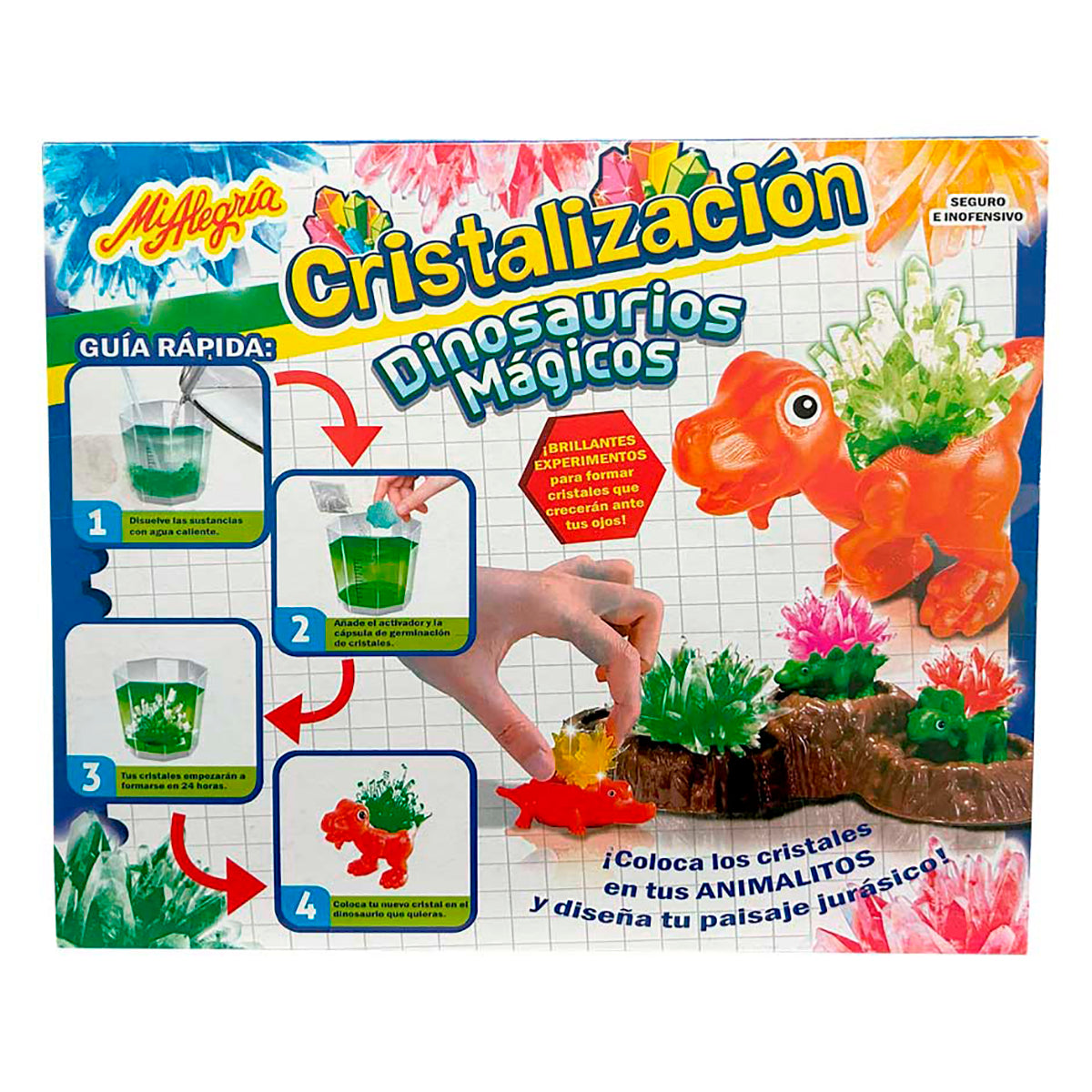 Cristalización Dinosaurios Mágicos Ciencia Mi Alegría