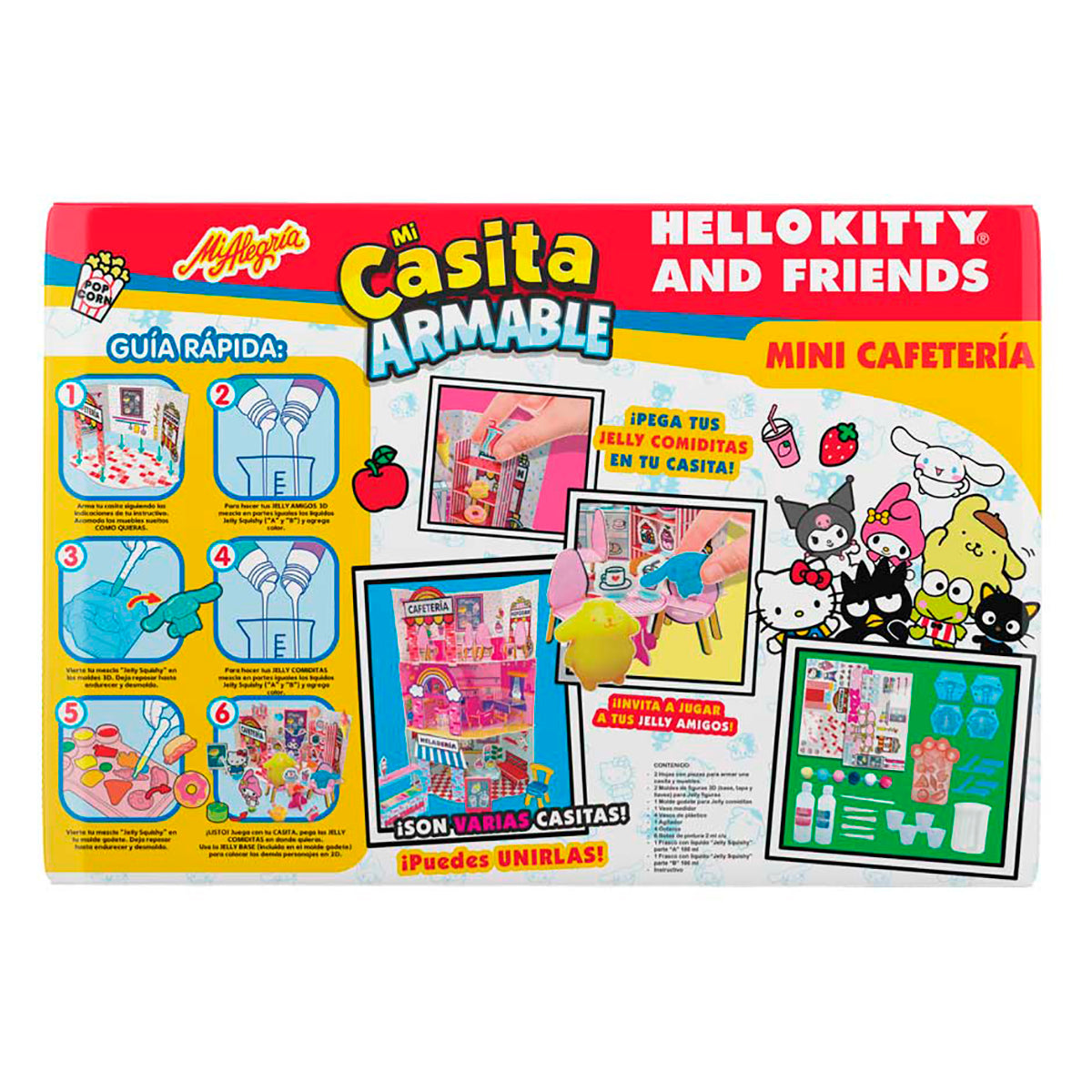 Sets Armables Cartón Hello Kitty Mi Alegría