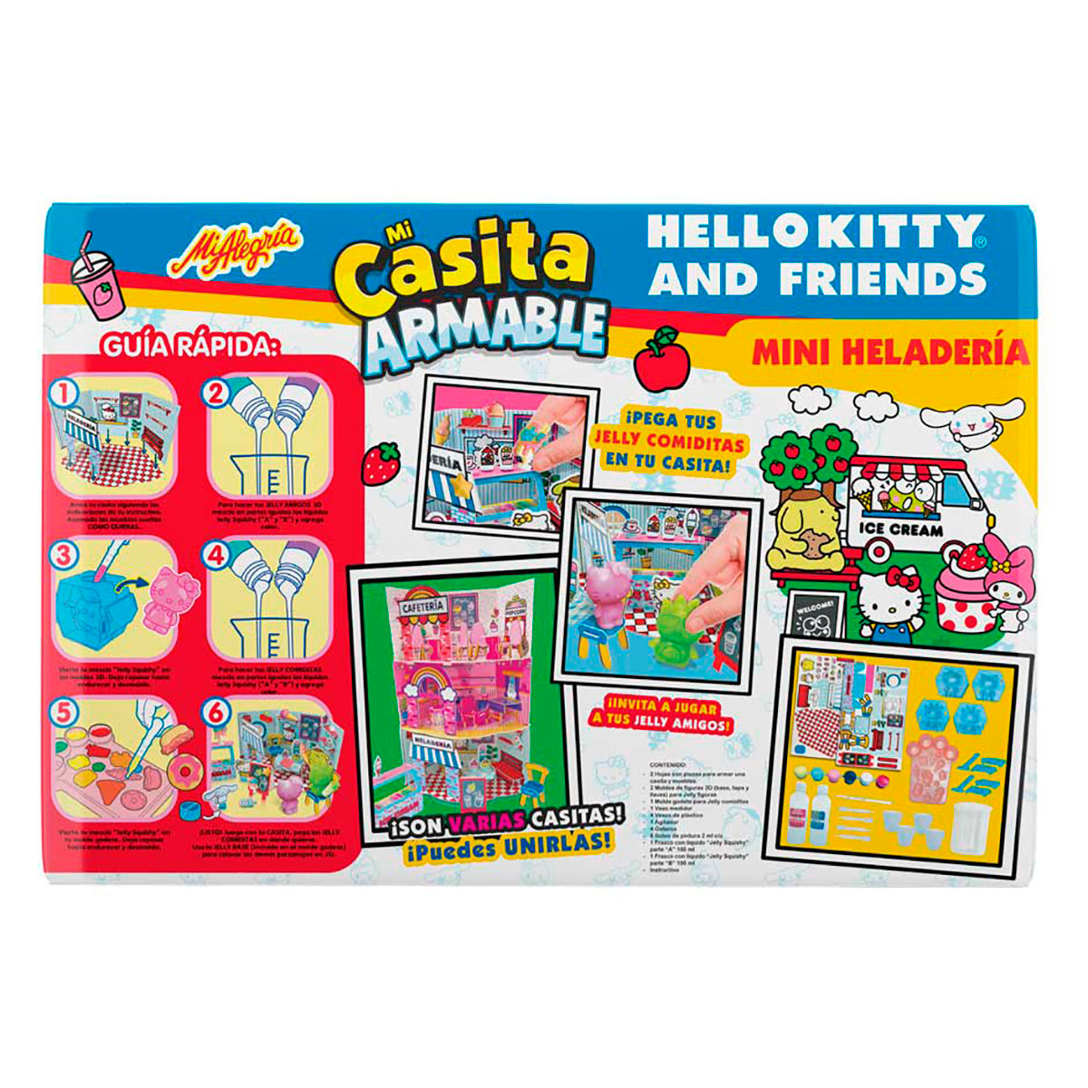 Sets Armables Cartón Hello Kitty Mi Alegría