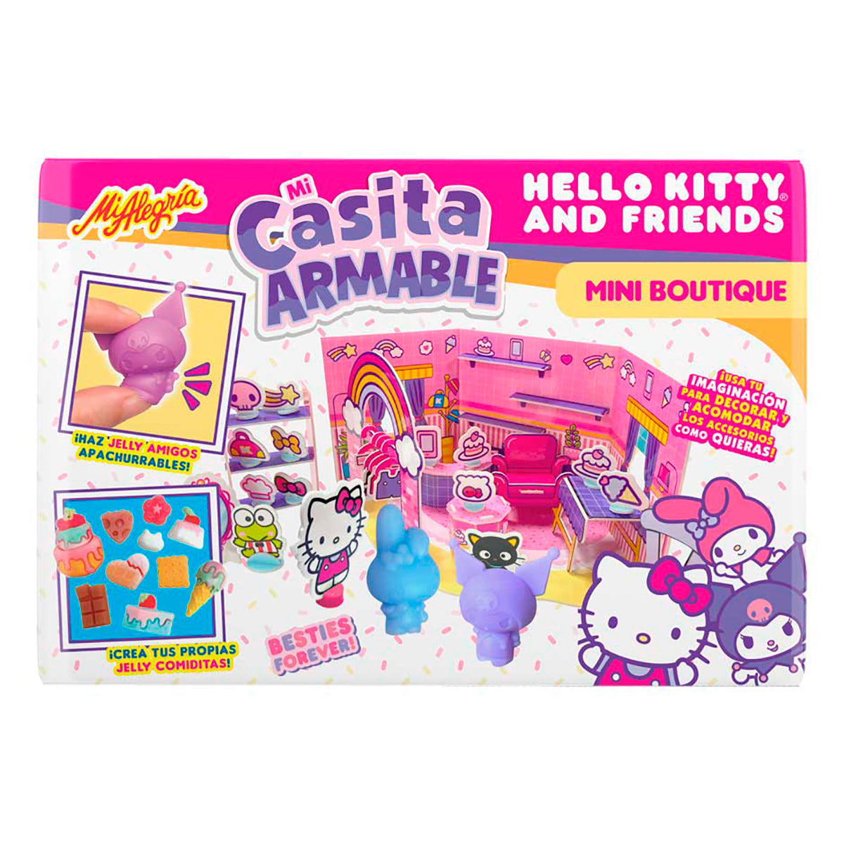 Sets Armables Cartón Hello Kitty Mi Alegría