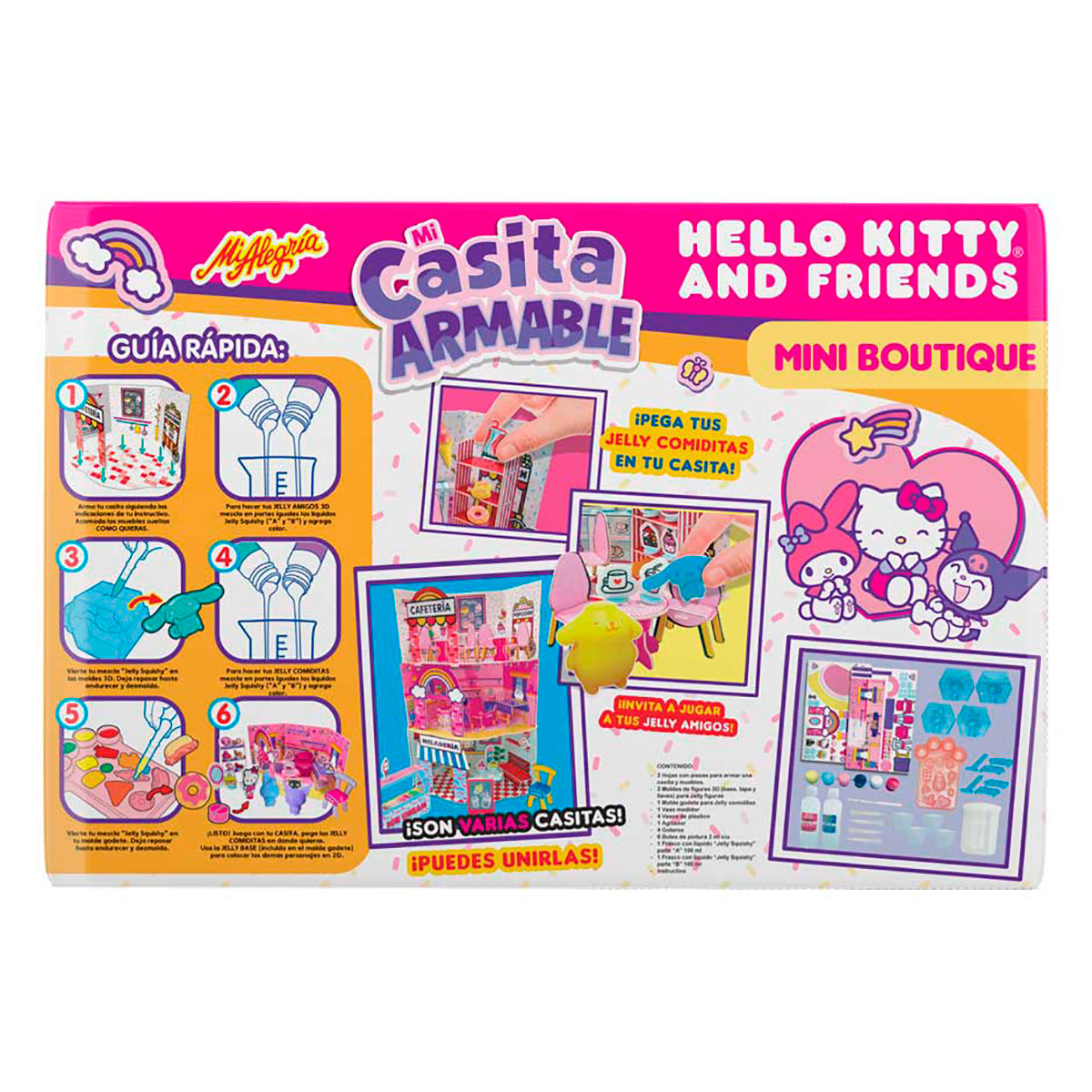 Sets Armables Cartón Hello Kitty Mi Alegría