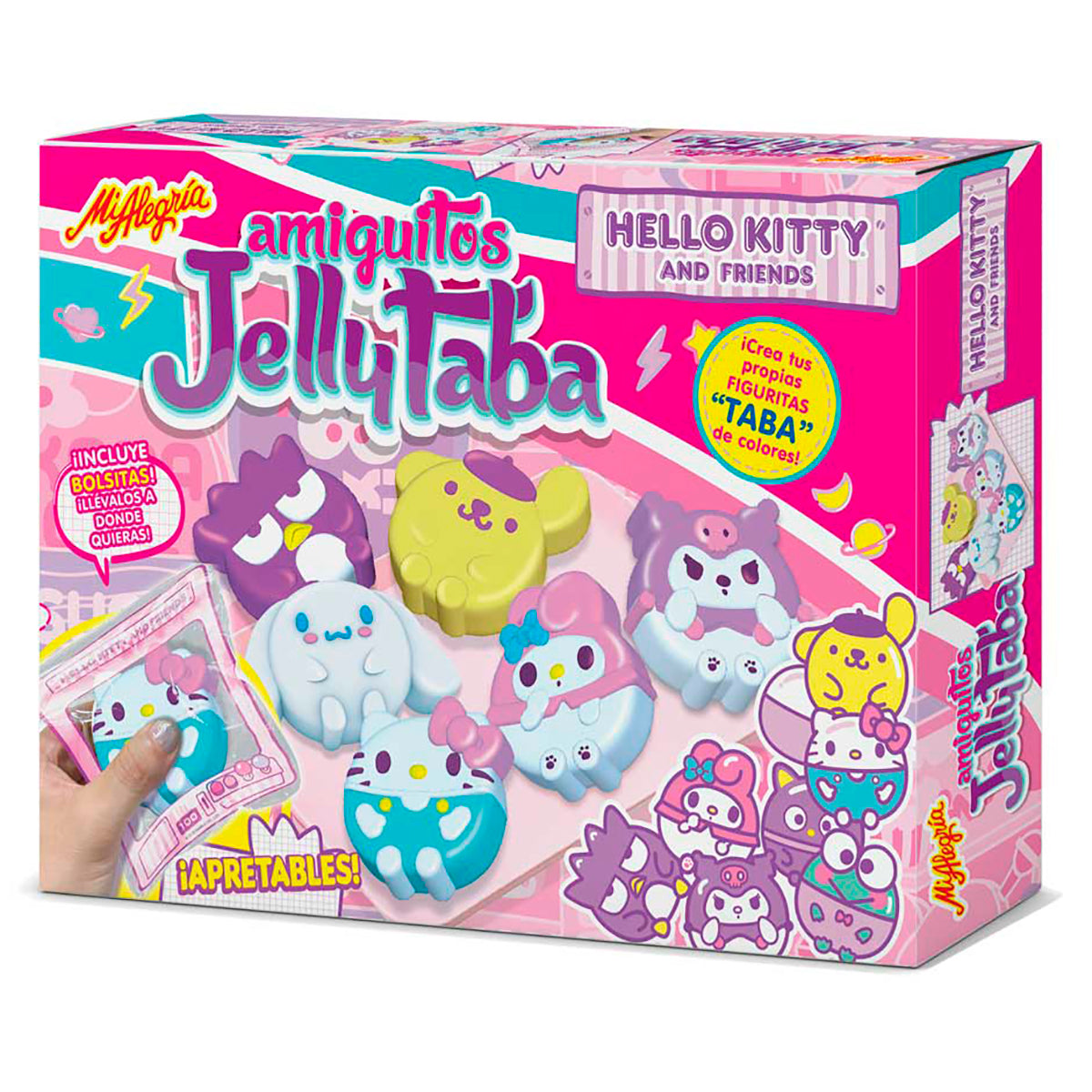 Fábrica Taba Skuishies 2D Hello Kitty Mi Alegría Crea y Decora