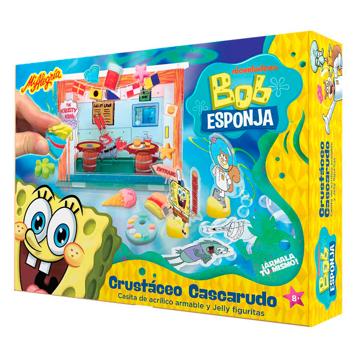 Crustáceo Cascarudo de Acrilico Armable Bob Esponja Mi Alegría