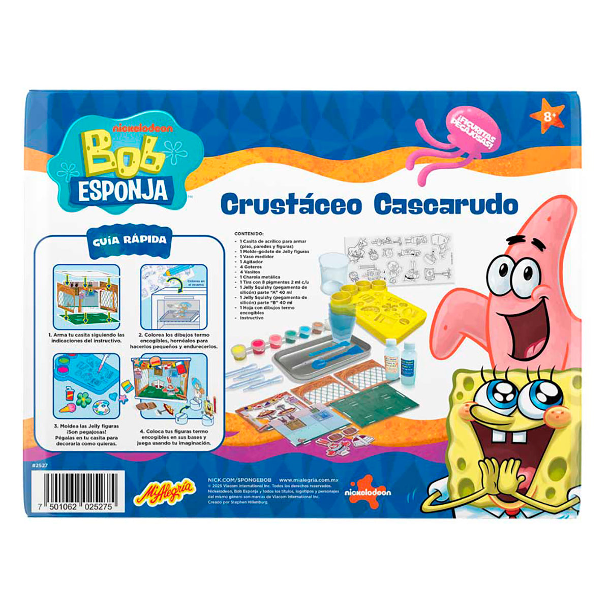 Crustáceo Cascarudo de Acrilico Armable Bob Esponja Mi Alegría
