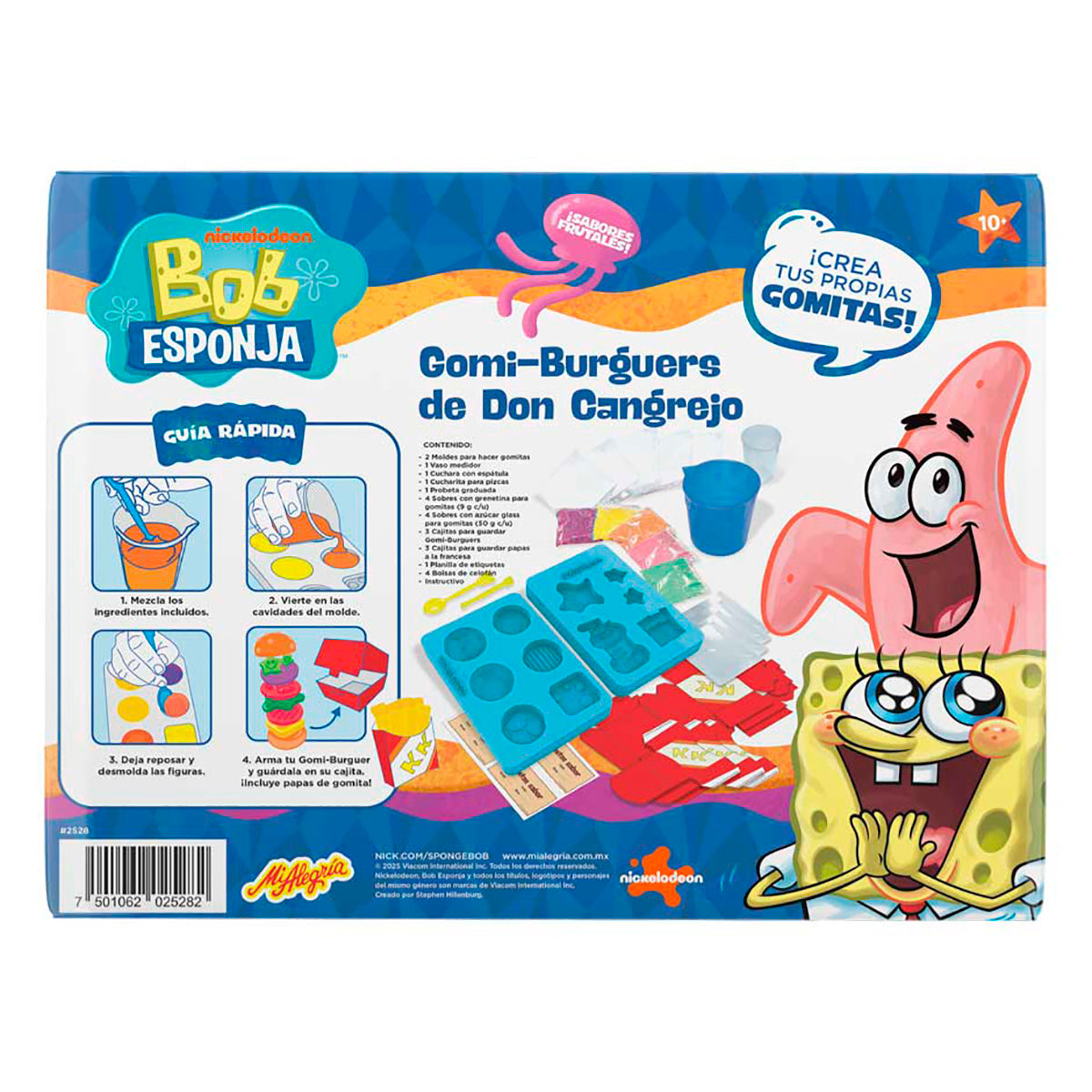 Fábrica de Gomitas Cangreburgers Bob Esponja Mi Alegría