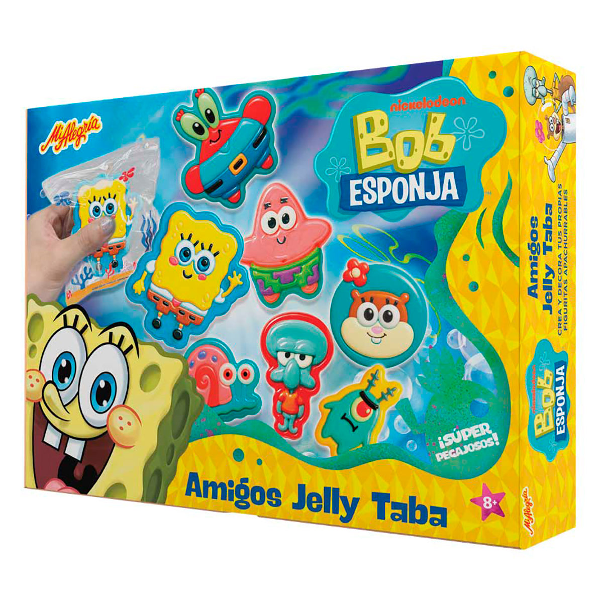 Fábrica Taba Skuishies 2D Bob Esponja Mi Alegría Crea y Decora