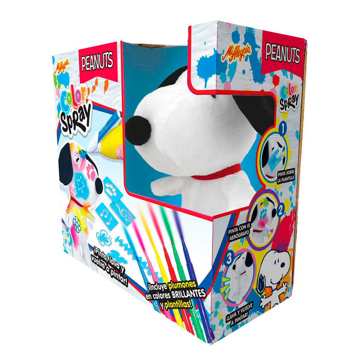 Peluche Snoopy Color Spray Mi Alegría