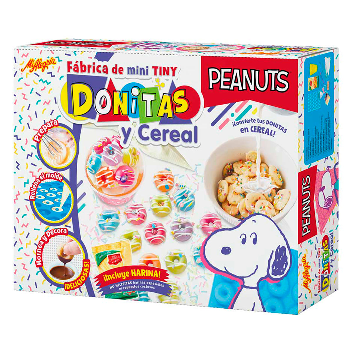 Fábrica de Donitas y Cereales Snoopy Mi Alegría