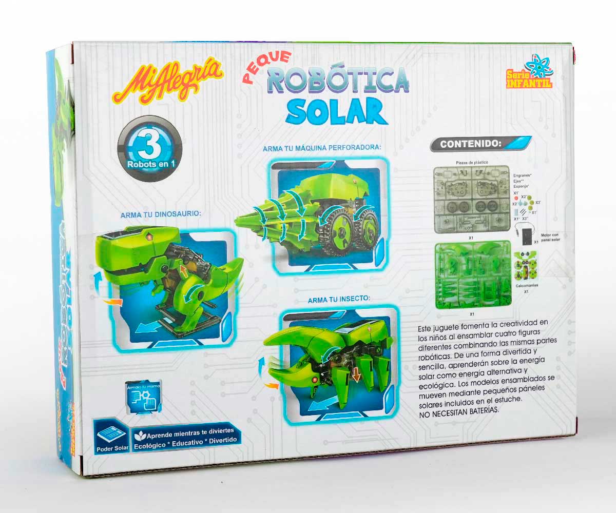 Robótica Solar 4 En 1 - Mi Alegría