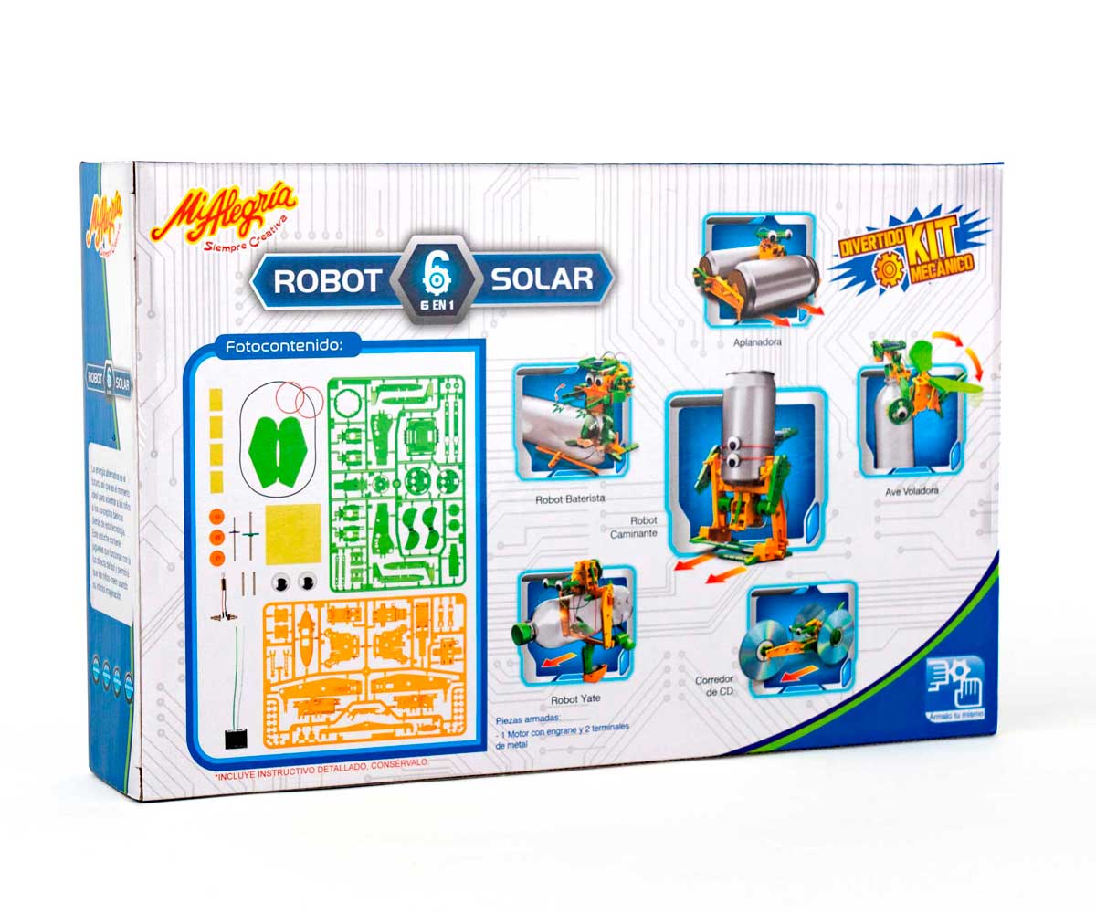 Robot Solar 6 En 1 - Mi Alegría