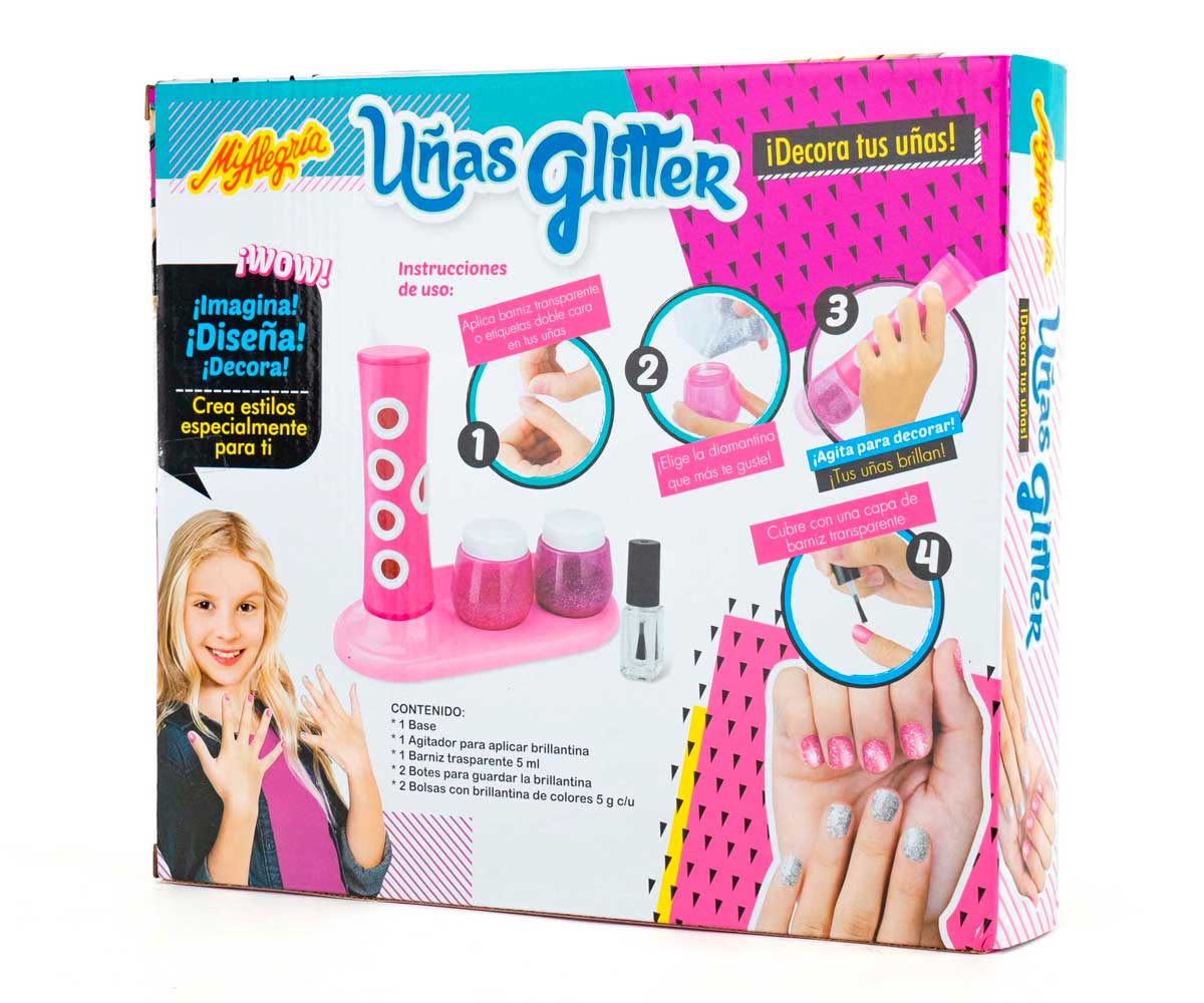 Uñas Glitter - Mi Alegría