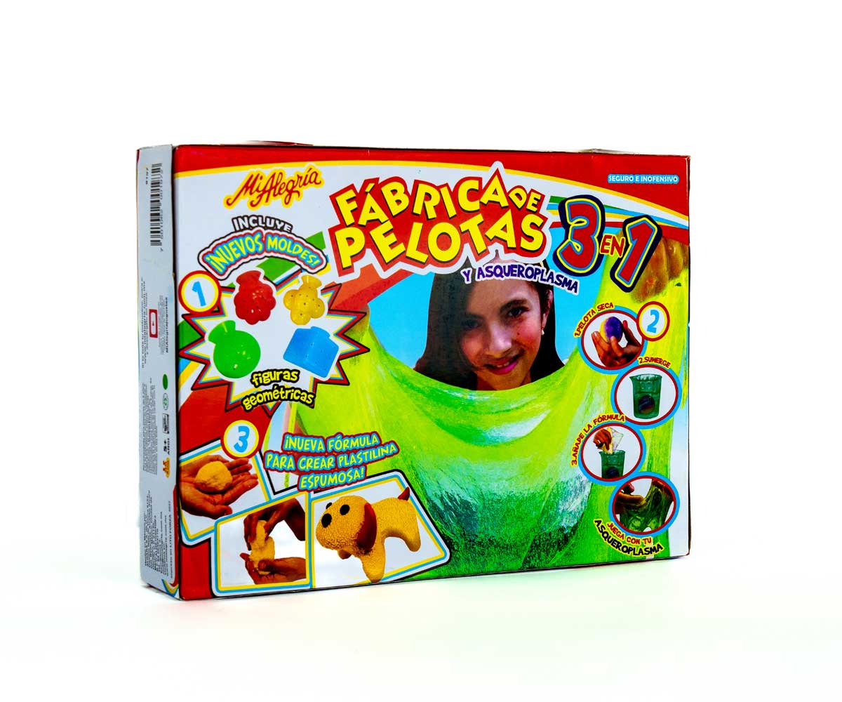 Fábrica de Pelotas 3 en 1 Mi Alegría Mezcla, crea y juega