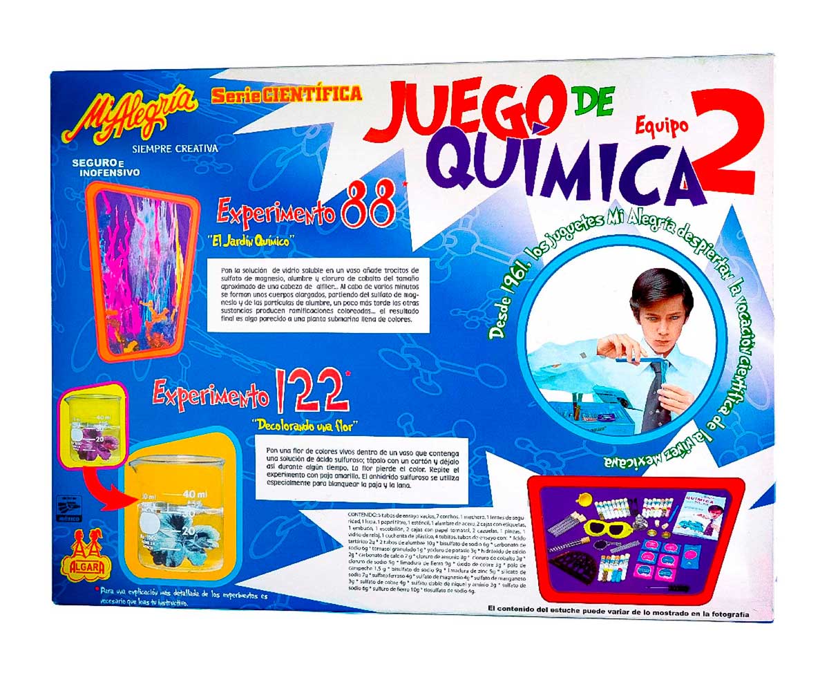 Juego de Química 2 con 100 Experimentos y más Mi alegría