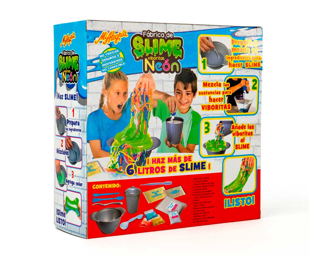 Fábrica De Slime Viboritas Neón Mi Alegría