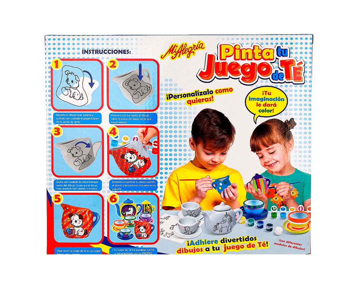 Pinta Tu Juego De Té - Mi Alegría
