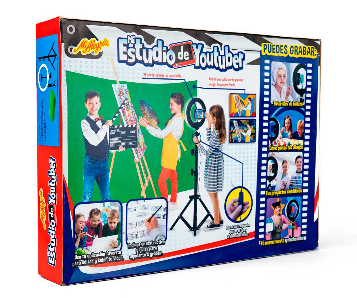 Mi Estudio Youtuber Mi Alegría Crea, Graba y Publica