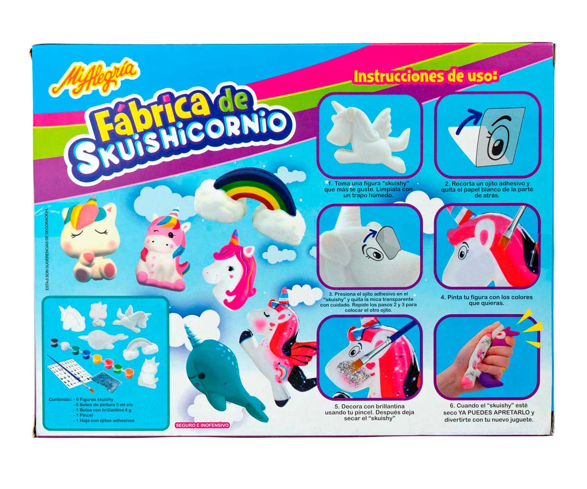 Fábrica de Skuishicornio para Decorar Mi Alegría