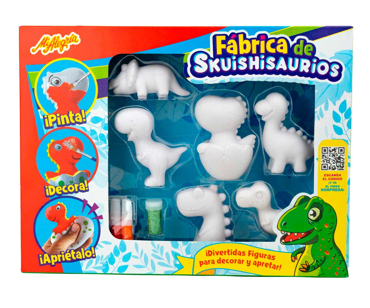 Fábrica de Skuishisaurios para Decorar Mi Alegría