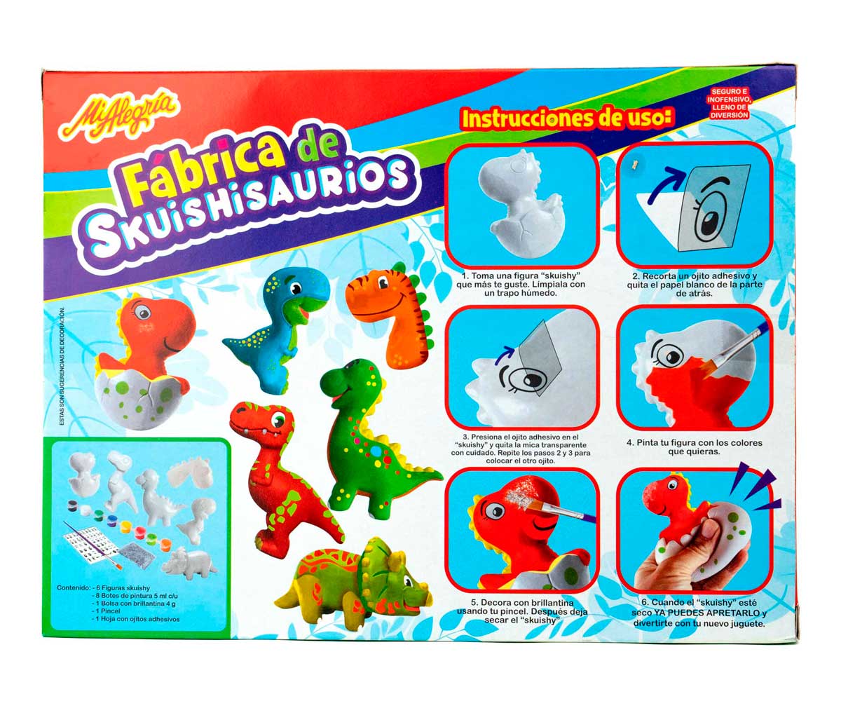 Fábrica de Skuishisaurios para Decorar Mi Alegría