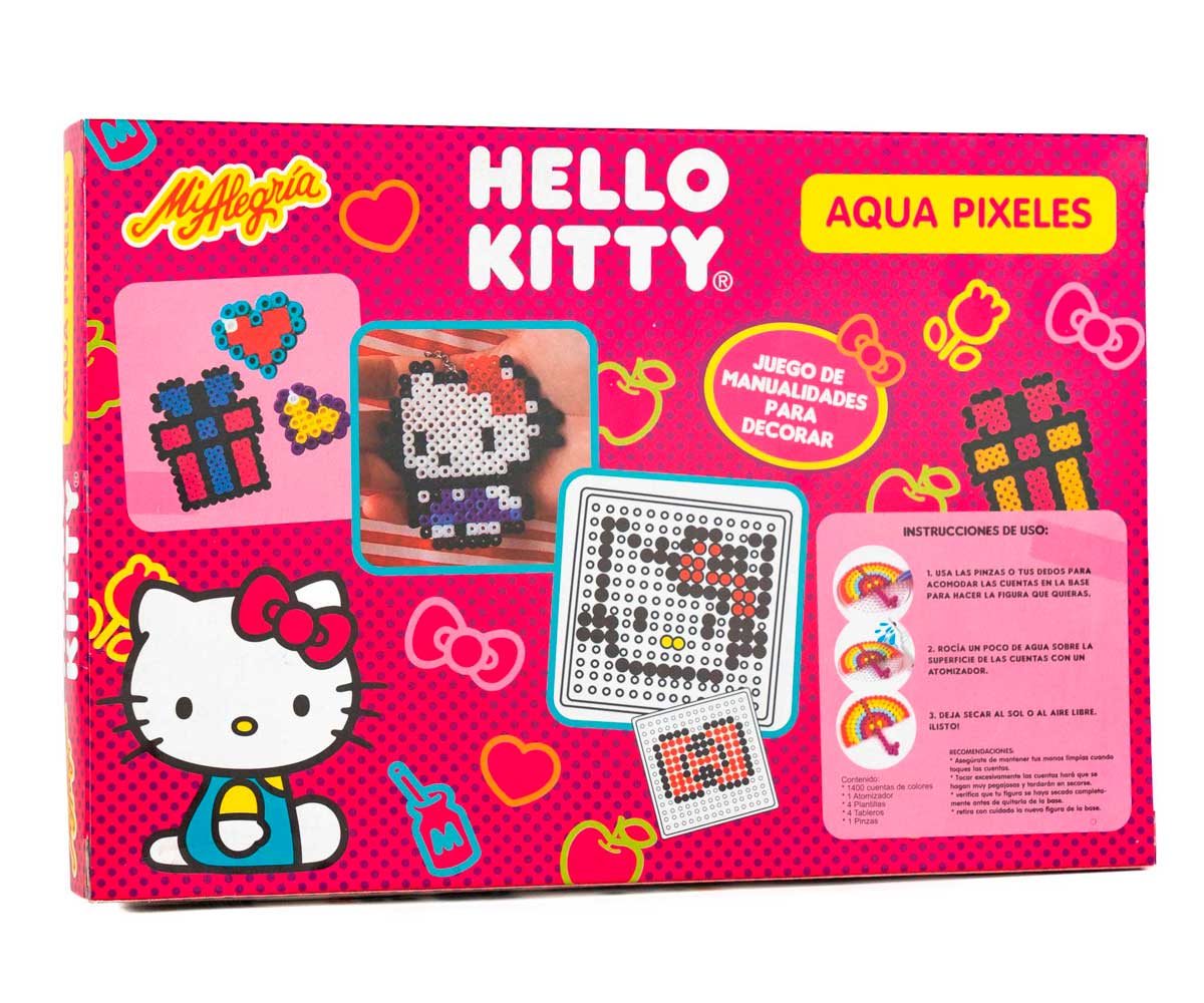 Hello Kitty Aqua Pixeles - Mi Alegría