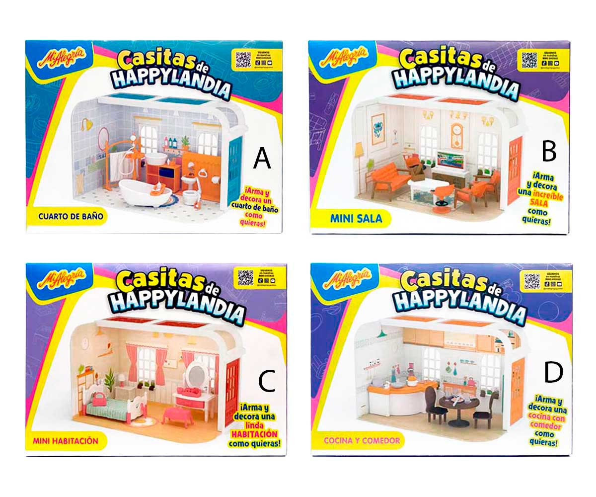 Casitas De Happylandia -Mini cuarto - Mi Alegría