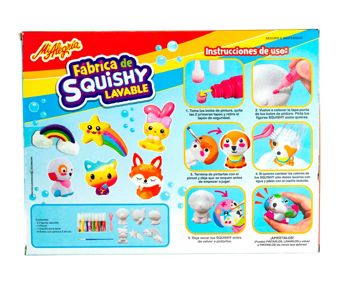 Fábrica De Squishy Lavable para Decorar Mi Alegría