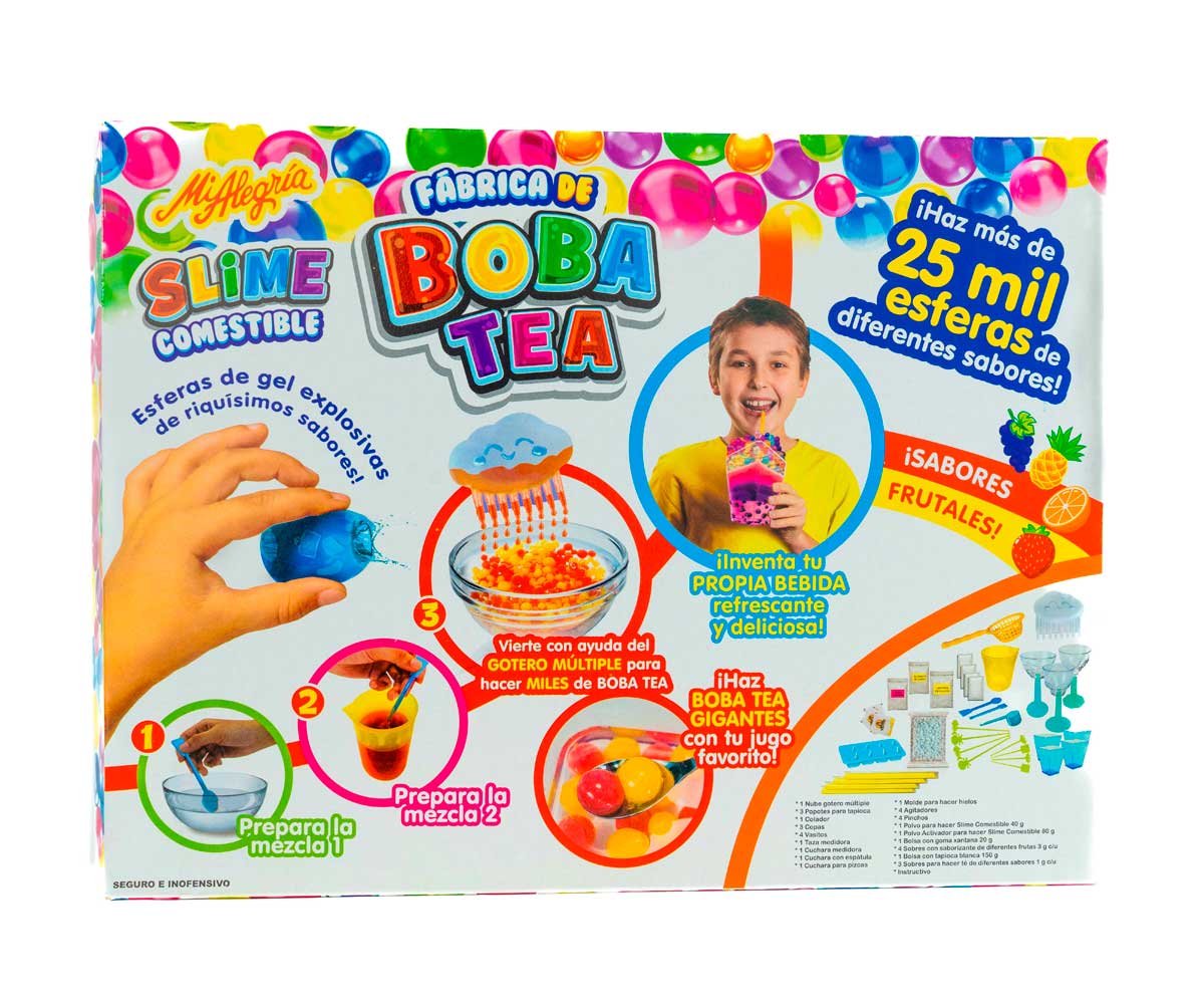 Fábrica de Boba Tea Mi Alegría Prepara, Mezcla y Decora