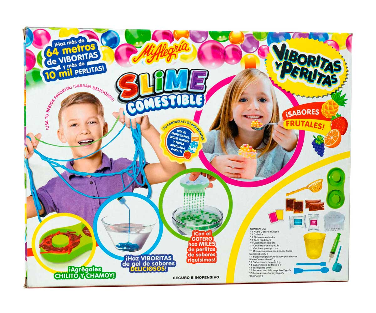 Slime Comestible Viboritas Y Perlitas - Mi Alegría