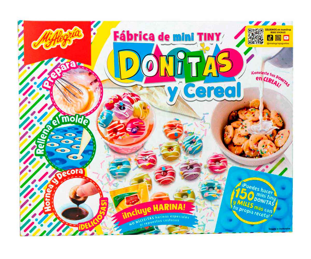 Fabrica De Mini Tiny Donitas Y Cereal - Mi Alegría