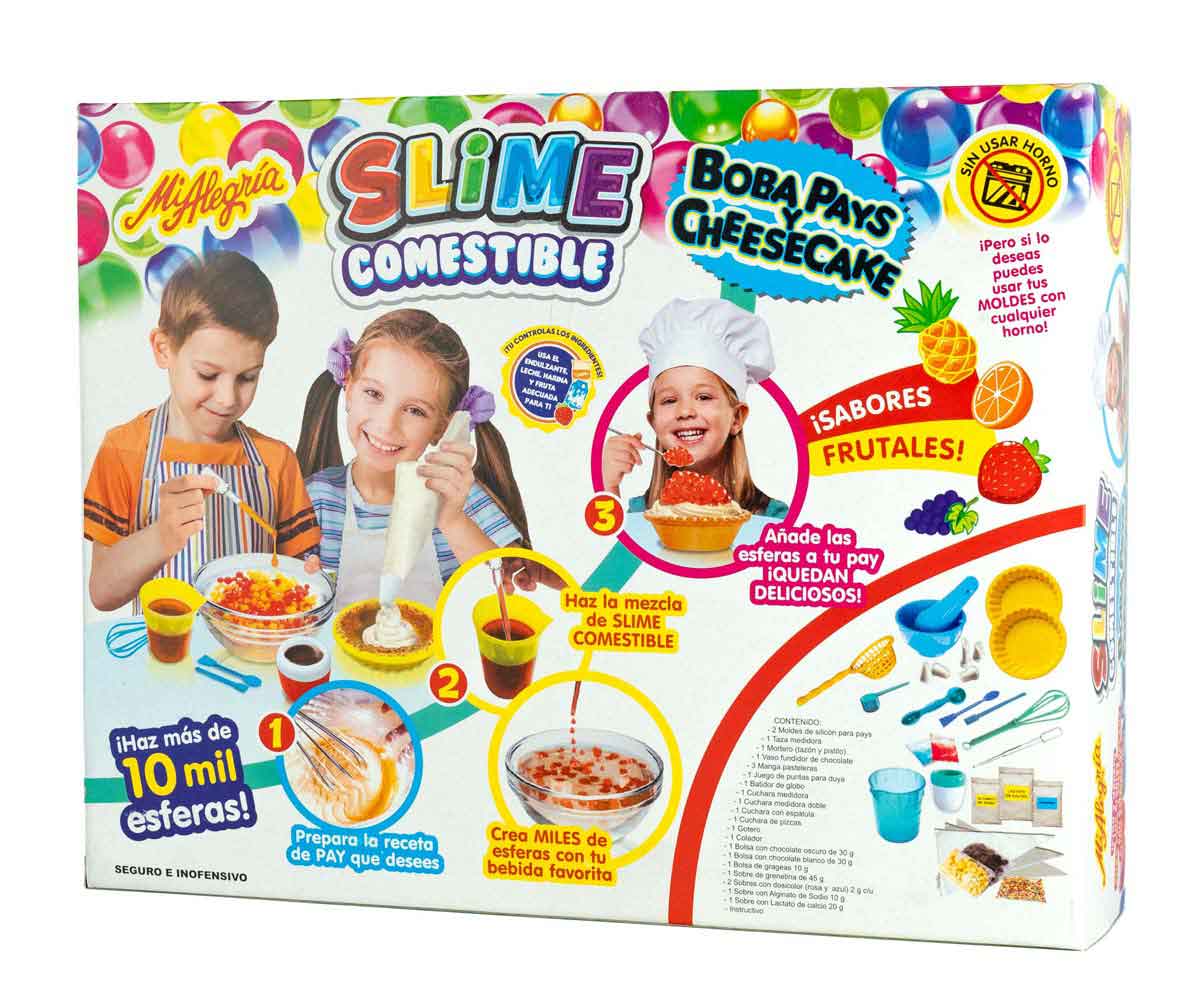 Slime Comestible Bobba Pays Y Cheesecakes - Mi Alegría