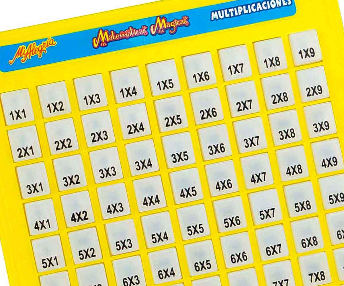 Juego Tablas de Multiplicar Mi Alegría Educativo